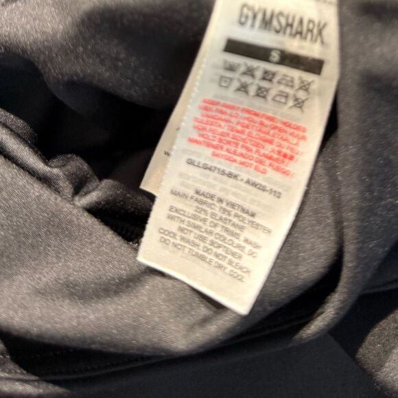 Gymshark Black Leggings Sz S - Picture 6 of 7